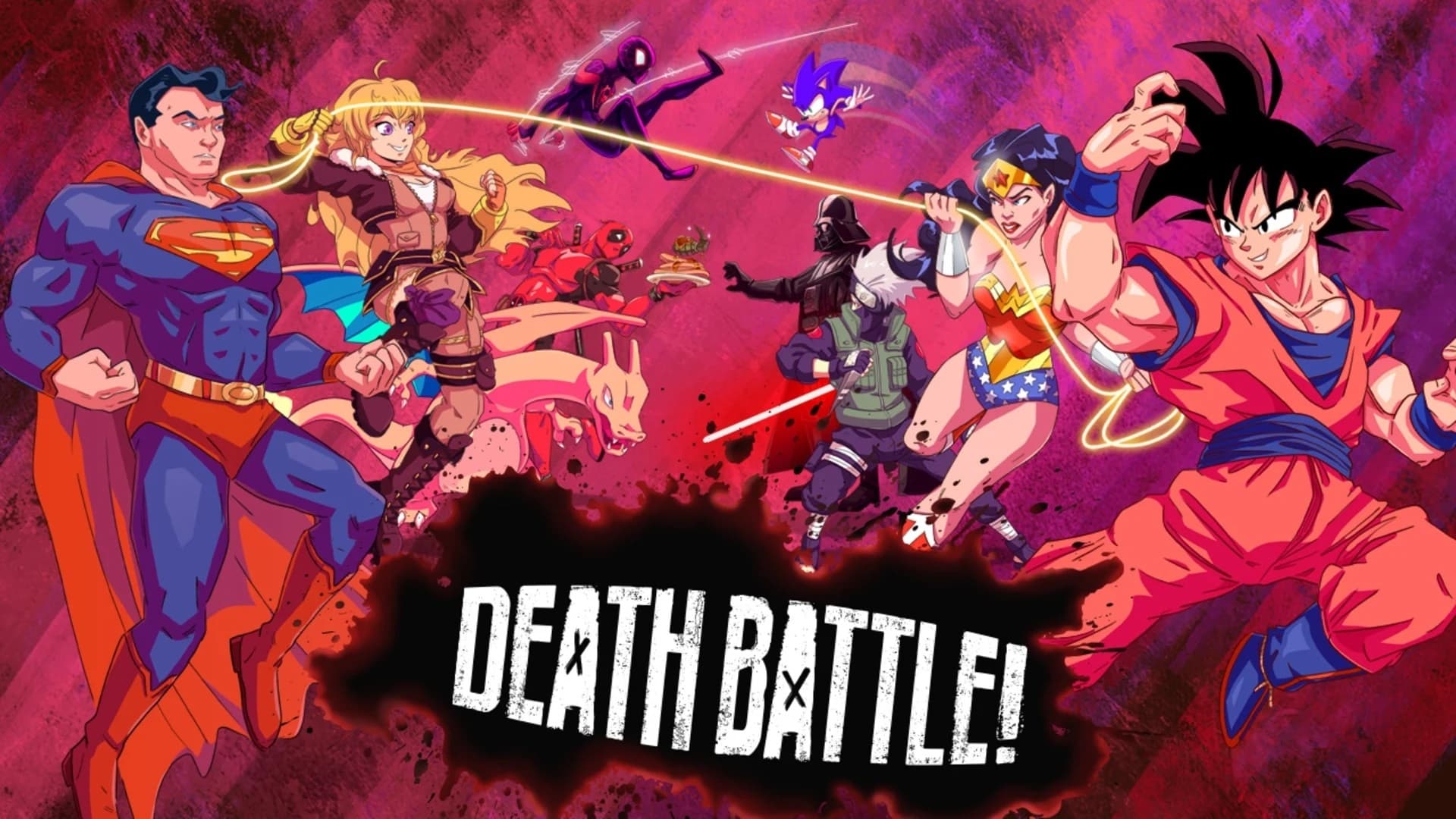 Death battle. Death Battle Rooster Teeth. DBX Death Battle.