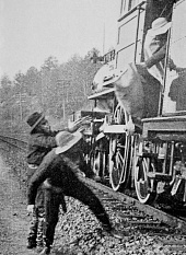 Большое ограбление поезда трейлер (1903)