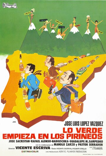 Lo verde empieza en los Pirineos трейлер (1973)