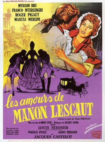 Любовные истории Манон Леско трейлер (1954)