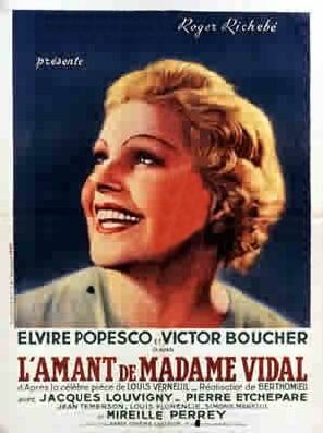 L'amant de Madame Vidal трейлер (1936)