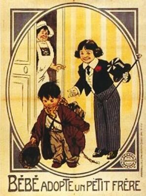 Bébé adopte un petit frère трейлер (1912)