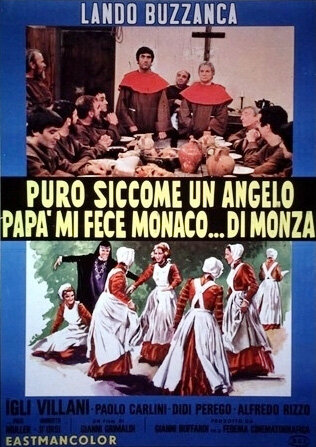 Чистый, как ангел, папа сделал меня монахом... из Монцы трейлер (1969)