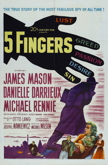 Пять пальцев трейлер (1952)