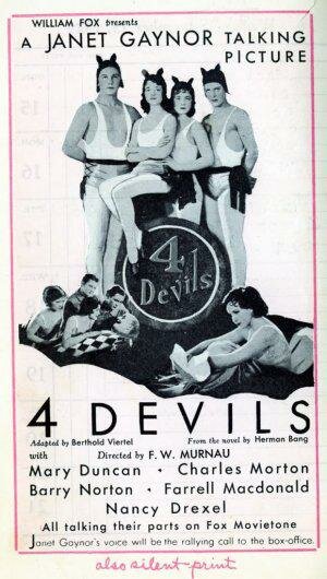 Четыре дьявола трейлер (1928)