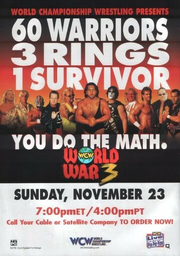 WCW Третья Мировая война трейлер (1997)
