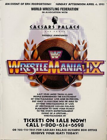 WWF РестлМания 9 трейлер (1993)