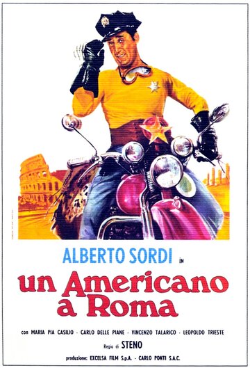 Американец в Риме трейлер (1954)