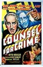 Counsel for Crime трейлер (1937)