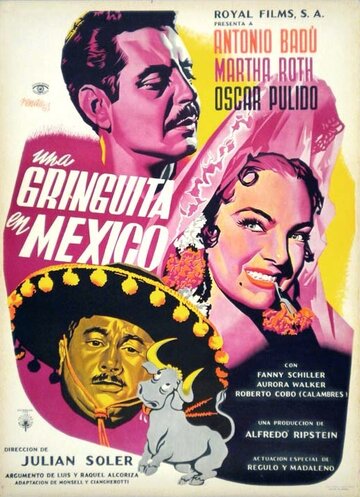Una gringuita en México трейлер (1951)