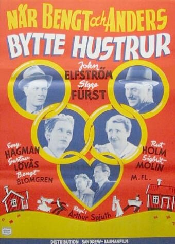 När Bengt och Anders bytte hustrur трейлер (1950)