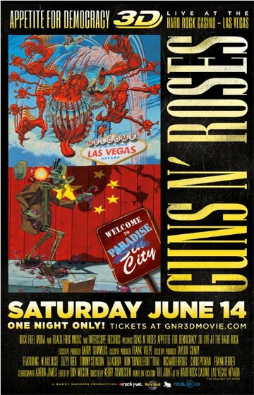 Guns N' Roses Appetite for Democracy 3D Live at Hard Rock Las Vegas трейлер (2014)