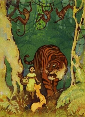 Девочка в джунглях трейлер (1956)