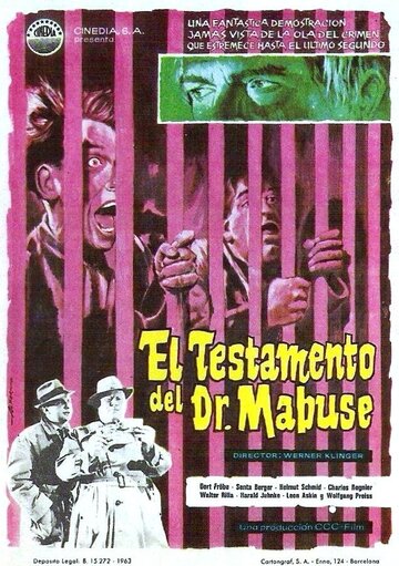 Завещание доктора Мабузе трейлер (1962)